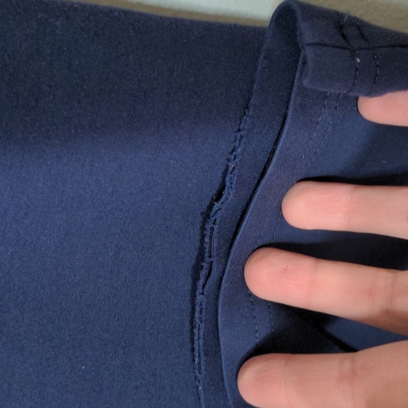 Betabrand Dress Pant Yoga Pants Ponte Boot Cut Classic Mid Navy Blue Size S - Picture 10 of 16